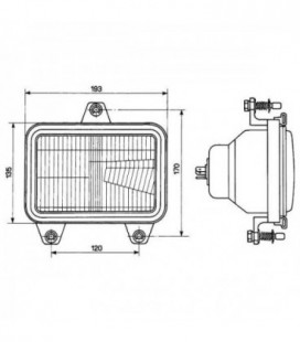 PHARE AVANT DROIT OU GAUCHE ADAPTABLE FIAT 5154453 5155603