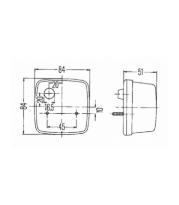 FEU AVANT JOHN DEERE AL58739