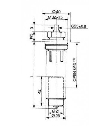 CONTACTEUR DE NIVEAU D'HUILE ADAPTABLE TRACTEURS FIAT 5124949 5146830 71450991 75128259 7902088 79068180 79109880 87370074