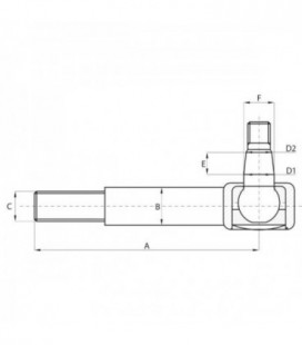 ROTULE DE DIRECTION ADAPTABLE FORD 83929289 D5NN3289A E1NN3289AA