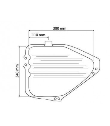 RESERVOIR DE CARBURANT ADAPTABLE TRACTEURS FORD C5NN9200AC 81817189