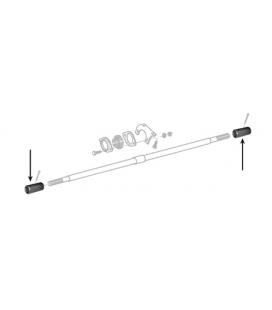 MANCHON D'ACCOUPLEMENT TRANSMISSION PONT AVANT ADAPTABLE MASSEY FERGUSON 1441932X1 3010930X1 3384857M2 3384857M3