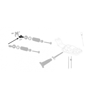 CHAPE DE REGLAGE DE CONTROLE D'EFFORT ADAPTABLE MASSEY FERGUSON 180972M2