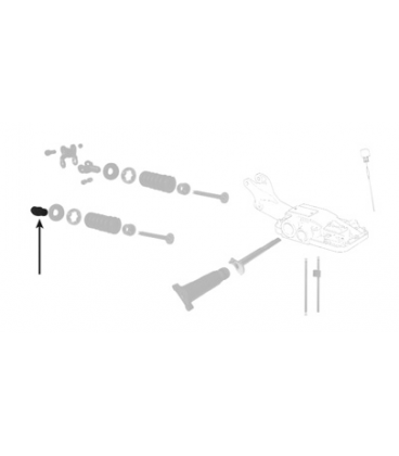 NOIX DE REGLAGE DE CONTROLE D'EFFORT ADAPTABLE MASSEY ET LANDINI 1860915M1 1863389M1