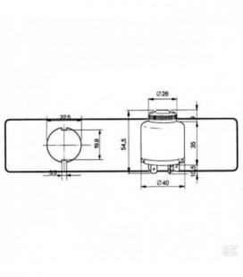 CONTACTEUR DE DEMARRAGE ADAPTABLE MASSEY FERGUSON ET LANDINI 1424109M92 3302034M91 3305189M92 14120000