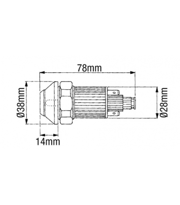 INTERRUPTEUR MONTEE DESCENTE RELEVAGE ADAPTABLE MASSEY FERGUSON ET LANDINI 3388402M1 3388402M91