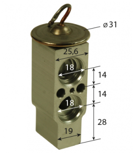 VALVE D'EXPANSION DE CLIMATISATION ADAPTABLE MASSEY FERGUSON 3902334M91 3904623M1