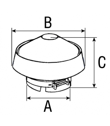 CAPUCHON DE FILTRE A AIR ADAPTABLE MASSEY FERGUSON 1850293M92 1884301M91