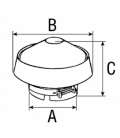 CAPUCHON DE FILTRE A AIR ADAPTABLE MASSEY FERGUSON 1884302M91 893226M91 969945M91