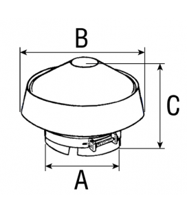 CAPUCHON DE FILTRE A AIR ADAPTABLE MASSEY FERGUSON 1679693M1 1679693M91 1874894M92