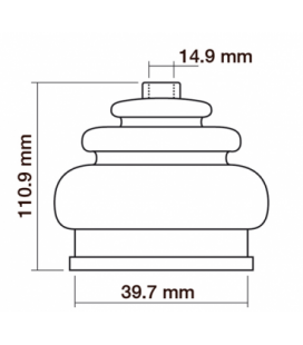 SOUFFLET DE LEVIER DE VITESSE ADAPTABLE MASSEY FERGUSON ET LANDINI 1694127M1 1694127M3