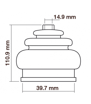 SOUFFLET DE LEVIER DE VITESSE ADAPTABLE MASSEY FERGUSON ET LANDINI 1694127M1 1694127M3