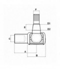 ROTULE DE DIRECTION 1502269C2 ADAPTABLE CASE IH ET STEYR