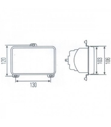 OPTIQUE DE PHARE AVANT ADAPTABLE VALTRA VALMET 30260801 31547300 31547310 328704 V31574300 V31547310