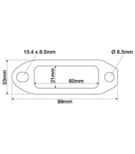 JOINT DE COLLECTEUR D'ECHAPPEMENT ADAPTABLE DEUTZ 03371689