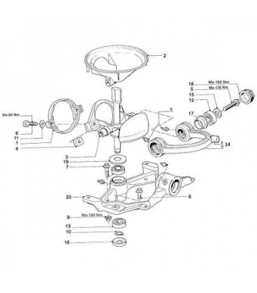 FOURCHE ORIGINE VICON KVERNELAND VN79220024 VN79760304