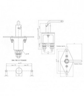 COUPE BATTERIE 250 A A CLÉ DISSOCIABLE