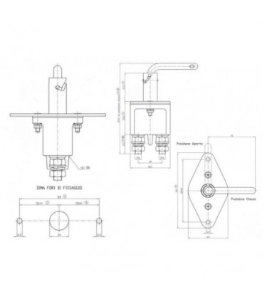 COUPE BATTERIE 250 A A CLÉ DISSOCIABLE