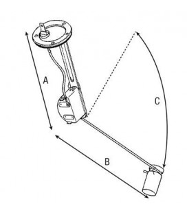 FLOTTEUR JAUGE DE RESERVOIR CARBURANT ADAPTABLE MASSEY FERGUSON 1876754M91 1876754M92