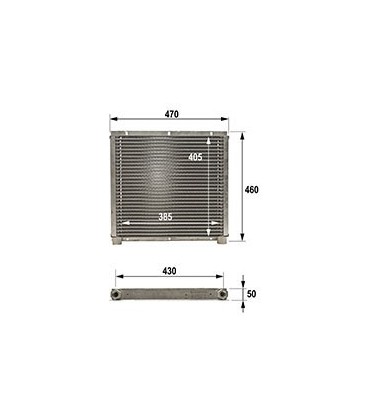 REFROIDISSEUR D'HUILE ADAPTABLE RENAULT CLAAS ARES 7700056078