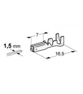 COSSE FEMELLE NON ISOLEE POUR CONNECTEUR SUPERSEAL