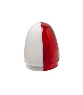 CABOCHON DE FEU DE POSITION ROUGE ET BLANC ADAPTABLE MASSEY FERGUSON 965207M1