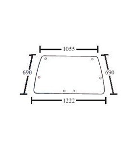 VITRE DE HAYON ARRIERE ADAPTABLE DAVID BROWN K303696