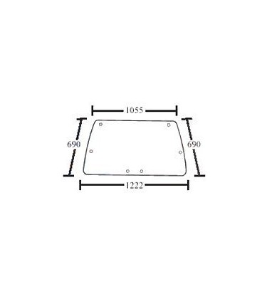 VITRE DE HAYON ARRIERE ADAPTABLE DAVID BROWN K303696