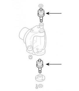 ROTULE DE PIVOT DE PONT AVANT ADAPTABLE RENAULT CLAAS CASE IH NEW HOLLAND 406724A1 6000104482 CI139871 133741717