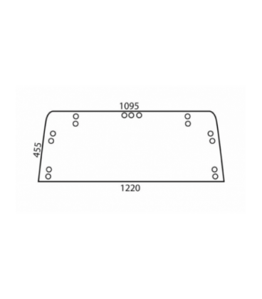 VITRE ARRIERE AD FORD 83952034 E4NN9442006AA,