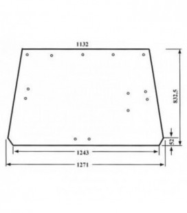 GLACE HAYON TEINTEE AD JOHN DEERE L36606