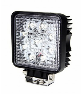 PHARE DE TRAVAIL A LEDS 2160 LUMENS CARRE ECLAIRAGE LARGE OU LONGUE PORTEE AU CHOIX