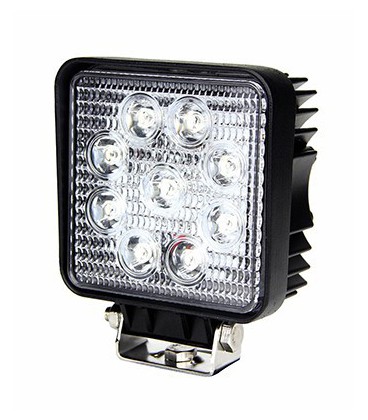 PHARE DE TRAVAIL A LEDS 2160 LUMENS CARRE ECLAIRAGE LARGE OU LONGUE PORTEE AU CHOIX