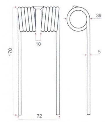 DENT "JOHN DEERE" CC25176