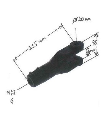 FOURCHE SUPERIEURE DE CHANDELLE RELEVAGE ADAPTABLE DEUTZ 04336371