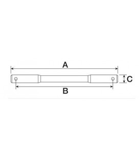 KIT REPARATION BARRE DE CONTROLE D'EFFORT RELEVAGE D25.4MM ADAPTABLE JOHN DEERE L31199 L33903 R49971