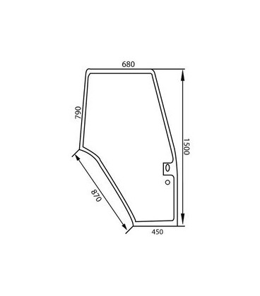 VITRE DE PORTE DROITE NEW HOLLAND  402016A 82000367 82000397