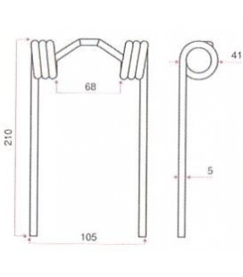 DENT "JOHN DEERE" C17615E