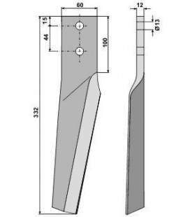 DENT DE HERSE ADAPTABLE RH29 "MASCHIO"