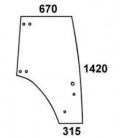 VITRE DE PORTE LATERALE DROITE FENDT ADAPTABLE 117810030020