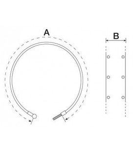 SANGLE DE FREIN ADAPTABLE FIAT 5112676 4035028 4963008 4980314 4996433 5012203 5107956 5160713 593207