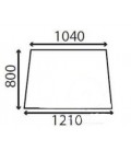 PARE BRISE PLAT AVEC CADRE - ADAPTABLE CASE IH 04316689, 3125386R1, 40601, 4316689, K965620, K965652