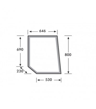 GLACE PORTE DROITE K965484