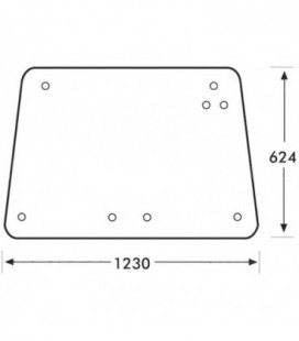 HAYON ARRIERE ADAPTABLE CASE IH MAXXUM 1330904C1 1330904C2