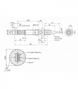 CAPTEUR DE POSITION DE RELEVAGE ADAPTABLE MASSEY FERGUSON VALTRA R917001942 V33082900 0538009141 3712728M3 3712728M4