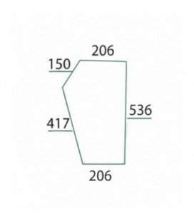 VITRE INFÉRIEURE DROITE ET GAUCHE 520448 DEUTZ AD