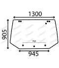 VITRE HAYON ARRIERE ADAPTABLE FORD 81865244 F0NN9442038BA 83995319