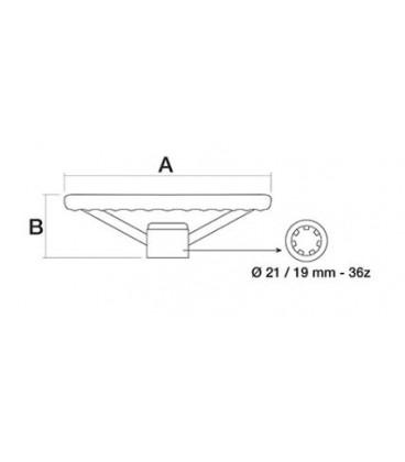 VOLANT DE DIRECTION ADAPTABLE FORD 81803180 81844797 83909785 C5NN3600C D2NN3600B D6NN3600B