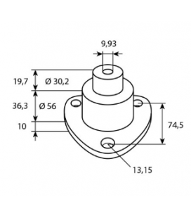 AXE DE PIVOT DE PONT AVANT ADAPTABLE NEW HOLLAND CASE IH FORD FIAT 5137239