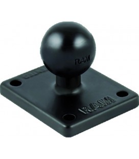 BASE RECTANGLE 5,08X4,32CM BOULE B RAM MOUNT